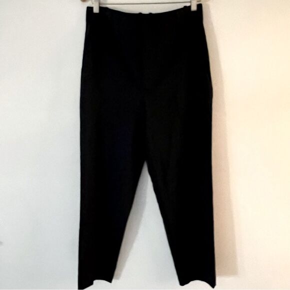 Vince Wool Pants Black Size 10 Classic Trousers Quiet Luxury Minimalist - Picture 1 of 7